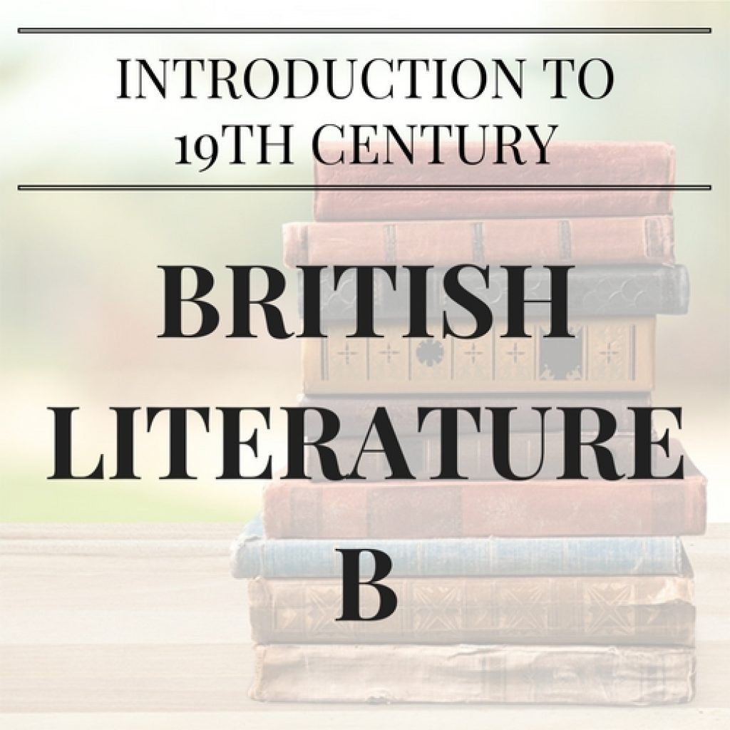 Introduction to 19th Century British Literature B - Online G3