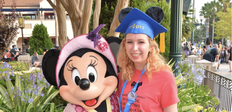 G3 Boarding Student (formerly) with Minnie Mouse