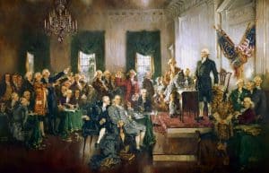Painting of the Constitutional Convention.